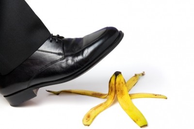 The research discovered how slippery banana skins really are 