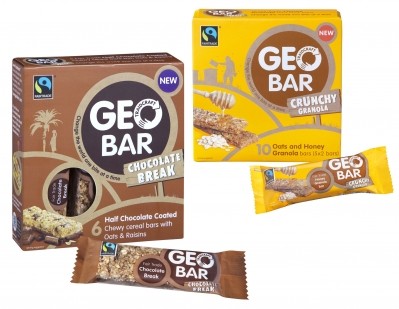 Geo bars were an example of snack bars using raw ingredients, said Conlon