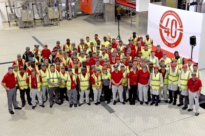 Staff at the Edmonton site celebrate 40 years of operation 