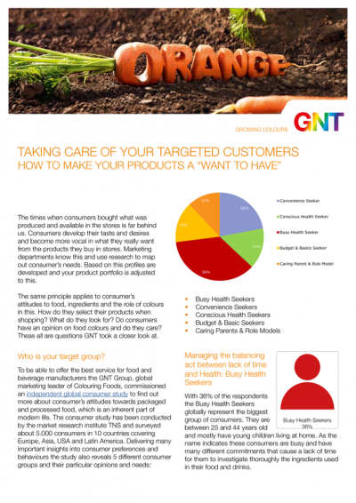 TAKING CARE OF YOUR TARGETED CUSTOMERS