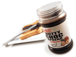 Moving Foods' No Nut Nutty Chocolate spread removes the risk of an anaphylactic shock at 35,000ft
