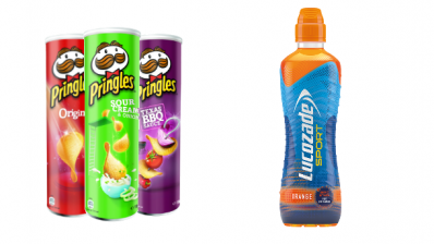 Pringles and Lucozade Sport packaging was criticised by the Recycling Association 