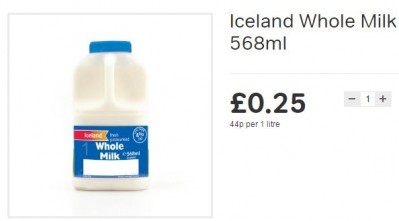 Frozen food retailer Iceland cuts the price of one pint from 50p to 25p