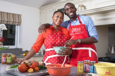 Fabrice (r) along with wife Shauna (l) hope their Caribbean cooking sauce business can help save lives 