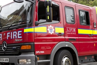 Fire forced the evacuation of 30 employees from the London food factory last Friday