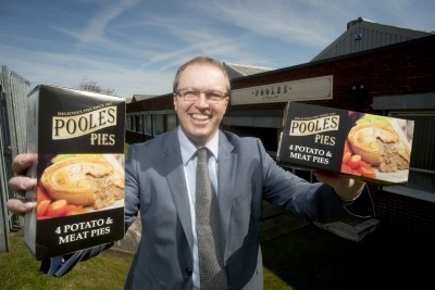 Neil Court-Johnston, chief executive of Pooles Pies, plans to create hundreds of jobs and grow turnover to £100M