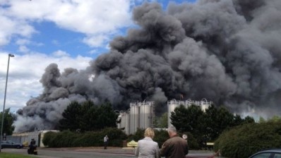 Huge blaze damages Morrisons’ Yorkshire bakery