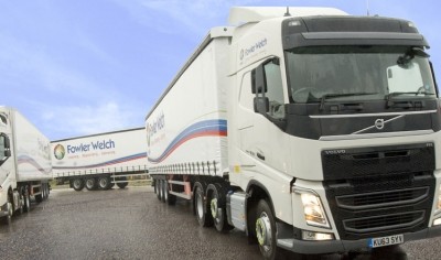 Third-party food and drink logistics companies, such as Fowler Welch (pictured), are investing in greener trucks 