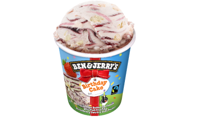 Ben & Jerry's celebrated with a new Birthday Cake variant of ice cream