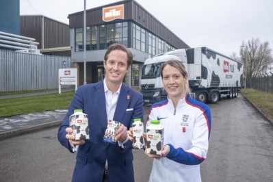 The revamped Bellshill site was opened by Müller Milk & Ingredients CEO Patrick Müller and Scottish 400 metres hurdles record holder and multiple medallist Eilidh Doyle 