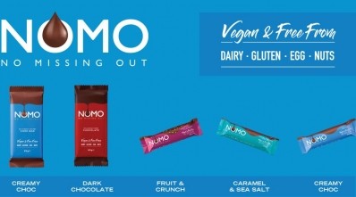 The NOMO bars will be available in Creamy Choc, Dark, Fruit and Crunch, Caramel and Sea Salt flavours