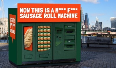 Meatless Farm has launched a sausage roll vending machine in London 