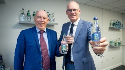 Britvic Ireland managing director Kevin Donnelly and minister for enterprise Simon Coveney TD. Credit: Don Moloney