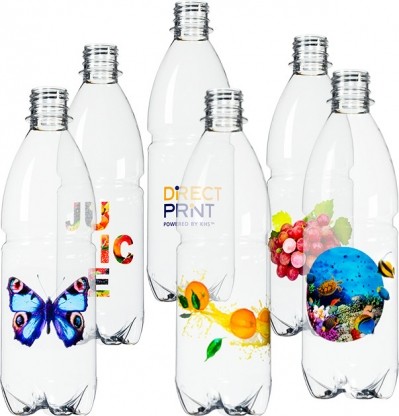 Printed PET bottles can be recycled