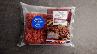 The 'pillow packs' have been rolled out on two lines of mince in a limited number of Tesco stores. Credit: Tesco