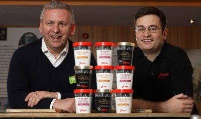 Left to right: Asda’s Craig Paterson and James Rizza & Sons director Donald Morrison
