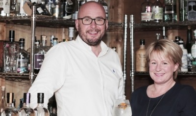 From the ashes, a new Masons distillery will be born. Left to right, Karl and Cathy Mason