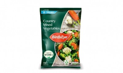 Birds Eye is to remove 379 tonnes of plastic from its Natural vegetable line
