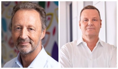 Steve Murrells (left) has been appointed chief executive of Hilton Food Group, while Peter Feld (right) is the new head of Barry Callebaut