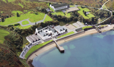 An artist's impression of the distillery after the upgrade is completed 