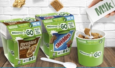 Nestlé has launched an on-the-go cereal range 
