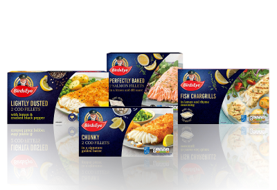 The revamped Captain Birds Eye packaging was designed by BrandMe and has tested positively with consumers