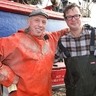 Hugh Fearnley-Whittingstall (right) seems to be winning his fish fight - with help from friends