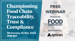 Championing food chain traceability, trust and compliance