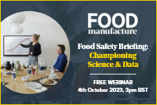 The food safety briefing 2023: Championing science and data