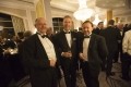 Rick Pendrous, Andy Morling and Steve Adams at the event's drinks reception