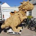 Giant crumpet dinosaur