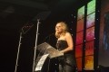 Awards host Carol Smillie on stage