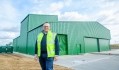 Branston managing director James Truscott outside the new factory