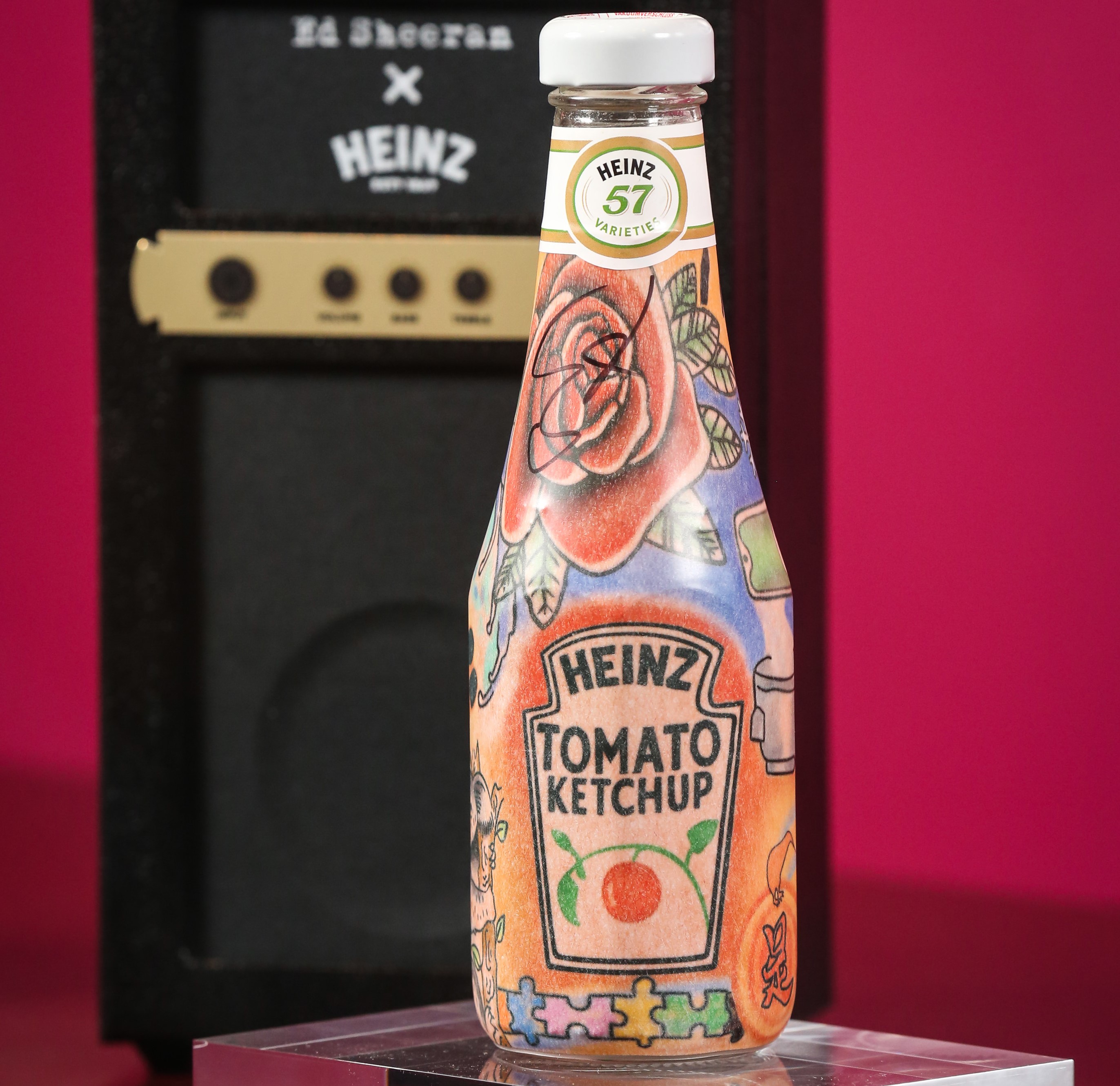Ed Sheeran and Heinz partner on limited-edition bottle